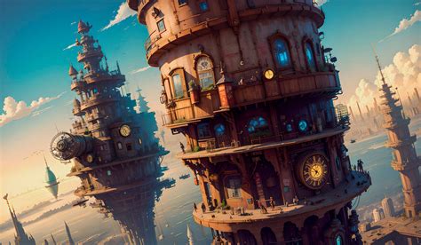 Steampunk World |3| (AI art) by 3D1viner on DeviantArt