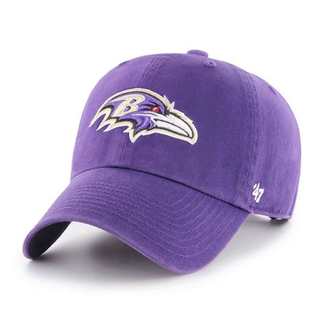 Baltimore Ravens '47 NFL Clean Up Hat - Purple | Adjustable | SportBuff USA