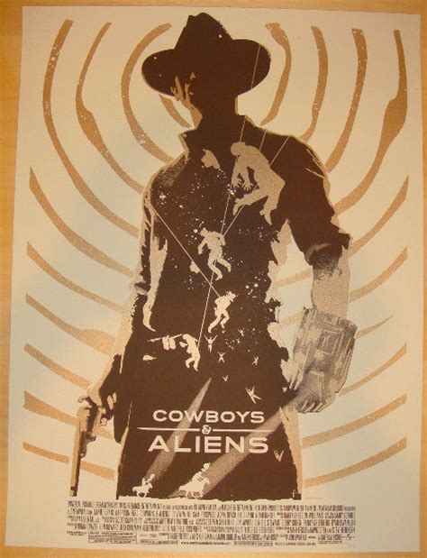 2011 "Cowboys & Aliens" - Movie Poster by Janee Meadows | JoJo's Posters