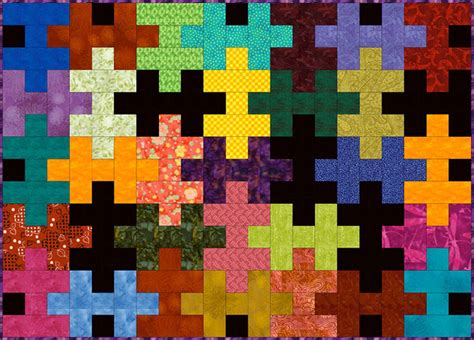 Easy Jigsaw Puzzle Quilt Pattern