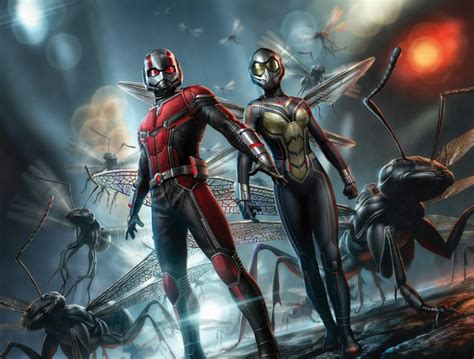 Download Wasp (Marvel Comics) Ant-Man Movie Ant-Man And The Wasp HD Wallpaper by Ryan Meinerding