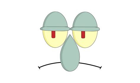 illustration vector graphic of character eyes from squidward 25791684 Vector Art at Vecteezy