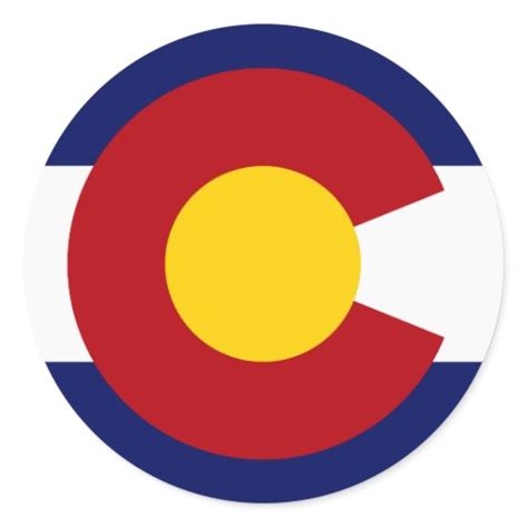 Colorado Flag Classic Round Sticker | Zazzle