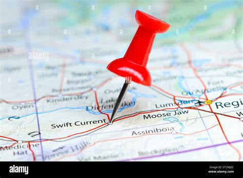 Swift current map hi-res stock photography and images - Alamy