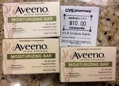 Aveeno Moisturizing Bar Soap $0.40 (Reg $3.70) After ECB At CVS ...