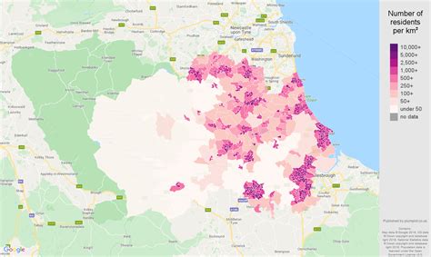 Durham-county population stats in maps and graphs.