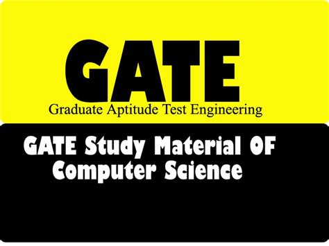 Download The Best GATE Study Material for Computer Science