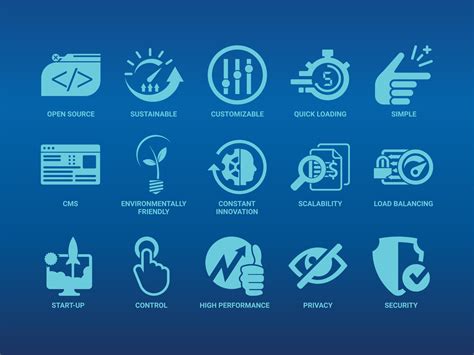 Enterprise Cloud Icons - Freebie Supply