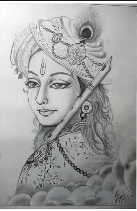 Pin by Rajesh joshi on shree krishna | Art drawings sketches, Art drawings sketches simple, Art ...