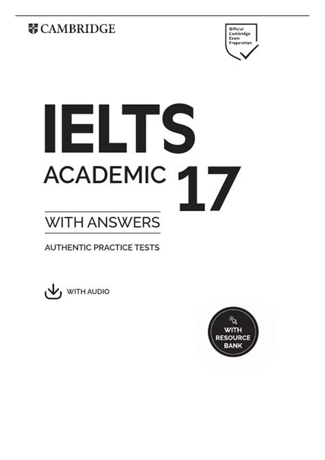 Cambridge IELTS 17 Academic Student's Book with Answers - IELTS - Stuvia US