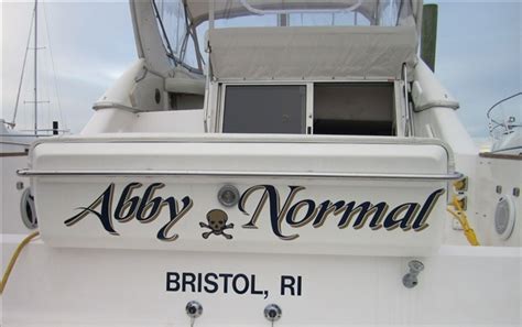 Boat Lettering & Design Samples | Custom Design Graphics | Long Island