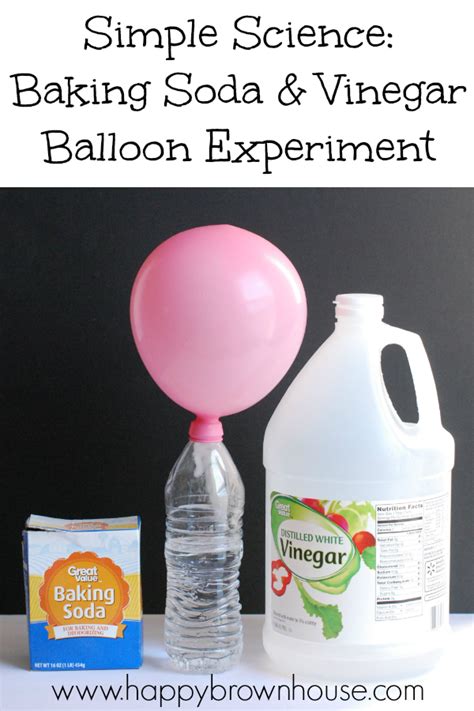 Simple Science: Vinegar & Baking Soda Balloon Experiment | Balloon ...