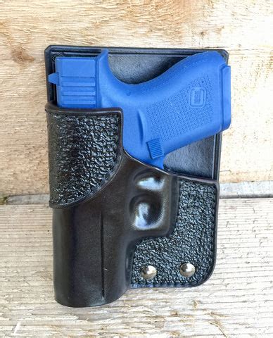 Glock 43 - Pocket Holster | Leather Cowhide | Bear Creek Holsters – Shop Bear Creek Holsters