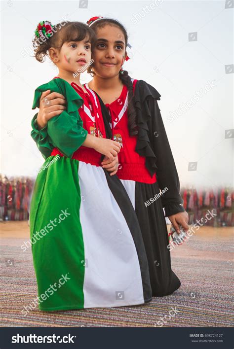 Two Children Wear National Uae Dress Stock Photo 698724127 | Shutterstock