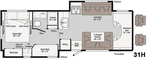 Motorhome Floor Plans With Bunk Beds | Viewfloor.co