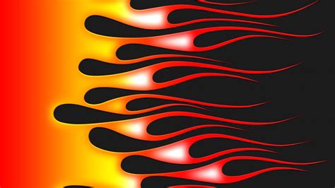 Flames - hot rod on carbon - widescreen | Drawing flames, Hot rods, Flame art