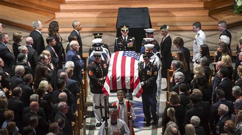 At John McCain's funeral, Washington dreams of saner times in the age ...