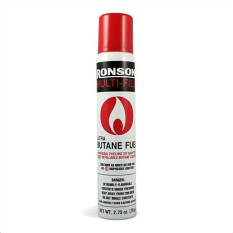 RONSON ULTRA BUTANE FUEL 78GR 12CT - Asad Wholesale