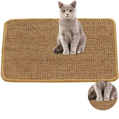 Cat Scratching Mat, Natural Sisal Mat, Anti-Slip Cat Scratch Pad, Cat ...