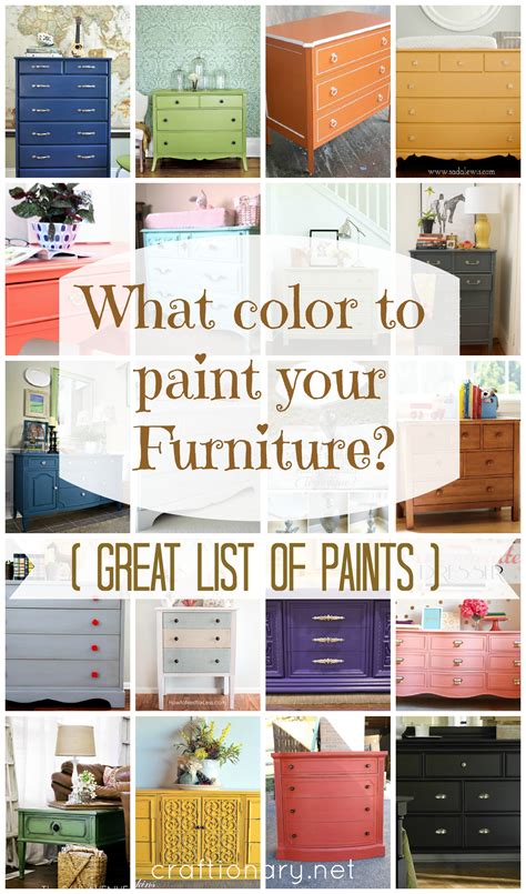 What color to paint your furniture? (25 DIY Projects) - Craftionary