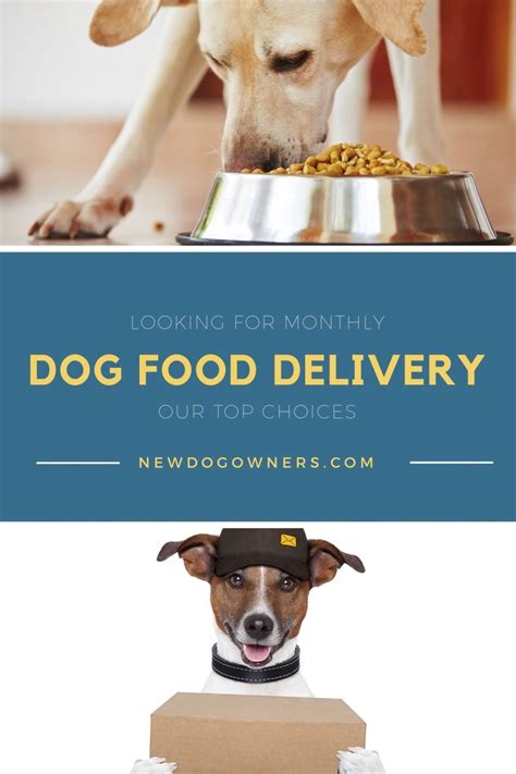 dog-food-monthly-delivery-service - New Dog Owners