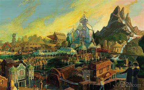 Concept for the never built Discovery Bay, Disneyland. | Discovery bay ...