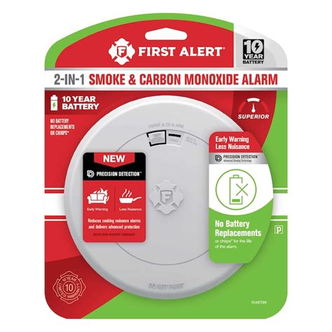 First Alert 10yr Battery Photoelectric Combo Alarm