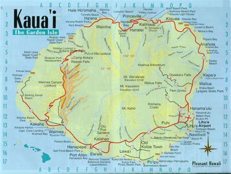 Printable Map Of Kauai - Printable Maps