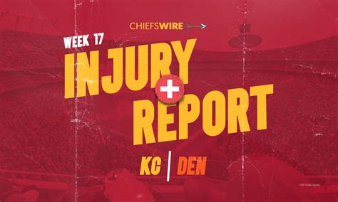 Final injury report for Chiefs vs. Broncos, Week 17