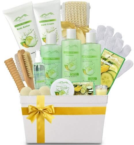 Spa Gift Baskets And Beauty Gift Basket - Melon Cucumber Bath & Body Works Gift Basket, one size ...