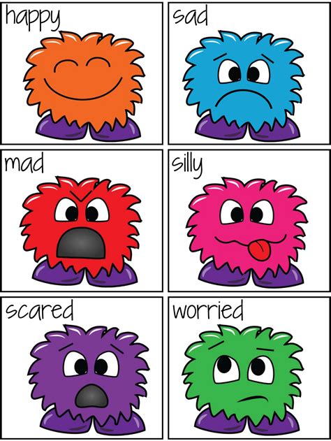 Feeling Monster Freebie Pocket of Preschool.pdf - Google Drive | Feelings activities preschool ...