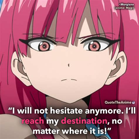 Magi Quotes. Morgiana Quotes. 'I will not hesitate by QuoteTheAnime on DeviantArt