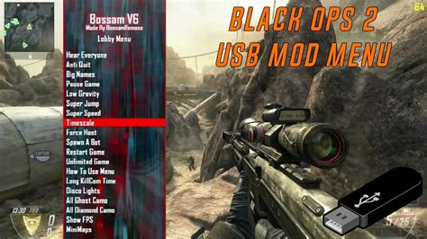 How to use mod menu bo2