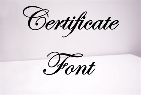 Certificate Font, Beautiful Certificate Font, Handwritten Font ...