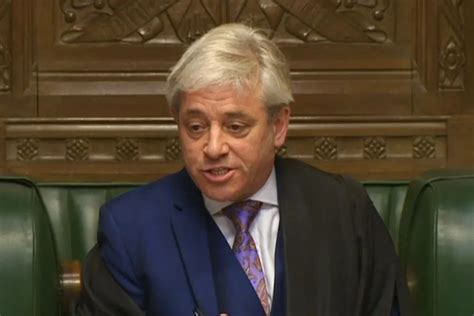 Current speaker of the House of Commons John Bercow has lost the ...