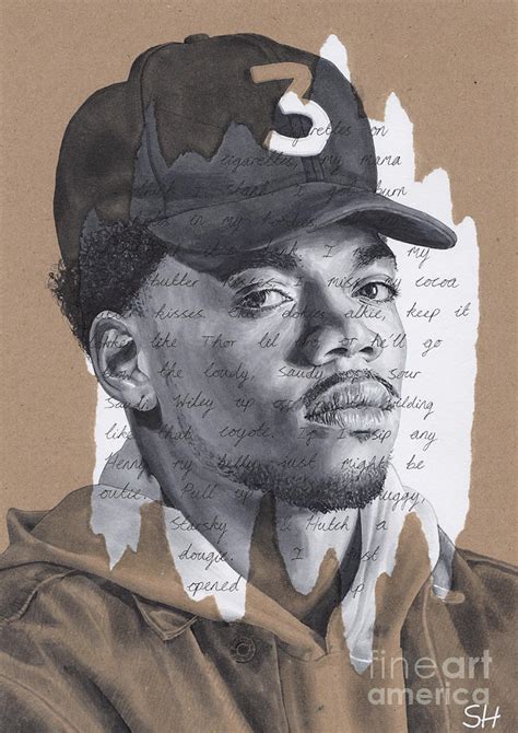 Chance The Rapper Cocoa Butter Kisses Drawing by Sara Has - Fine Art ...