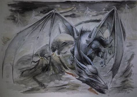 Ancalagon by Giulianog on DeviantArt | Art, Deviantart, Tolkein