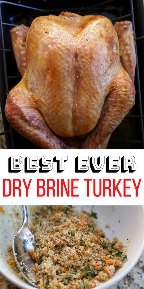 Easy dry brine turkey recipe 5 ingredients 24 hours for thanksgiving ...