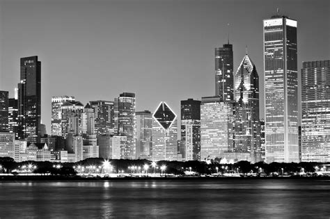 Chicago Skyline Black And White - Cool Product Assessments, Special ...