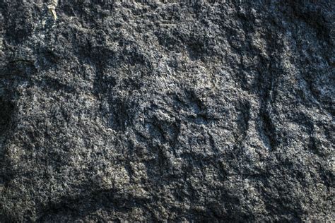 Raw gray granite rock texture background. Fragment of natural stone ...