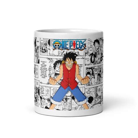 Comic Strip/ One Piece Anime Manga/11oz Full Wrap Mug/luffy/ace/unisex ...