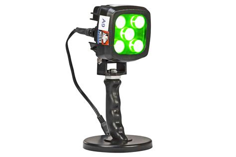 Larson Electronics - 25W Green LED Handheld Hunting Spotlight - 2250 Lumens - 12-24V DC ...