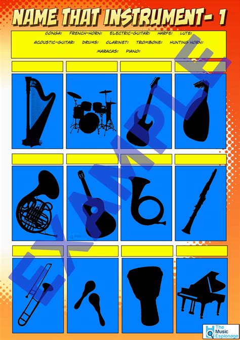 Music Quiz: Name that Guitar/Instrument – 3 QUIZZES | Teaching Resources