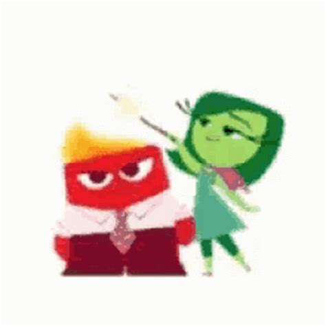 Disgust Inside Out Anger Love Sticker GIF | GIFDB.com