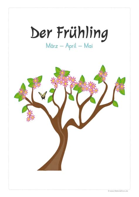 Frühling - Kostenlose Arbeitsblätter