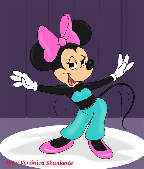 Minnie Mouse belly dancing by Veronica-Skunkette on DeviantArt