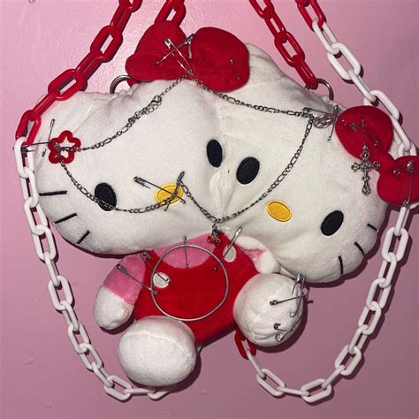 Hello kitty plush backpack | Hello kitty plush, Creepy cute, Hello kitty