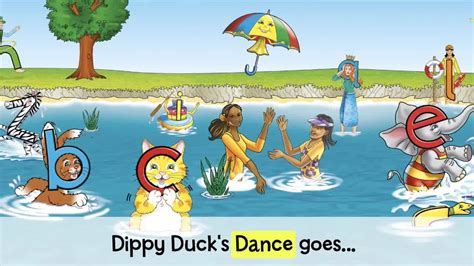 Letterland - Dippy Duck believes that dancing and singing...