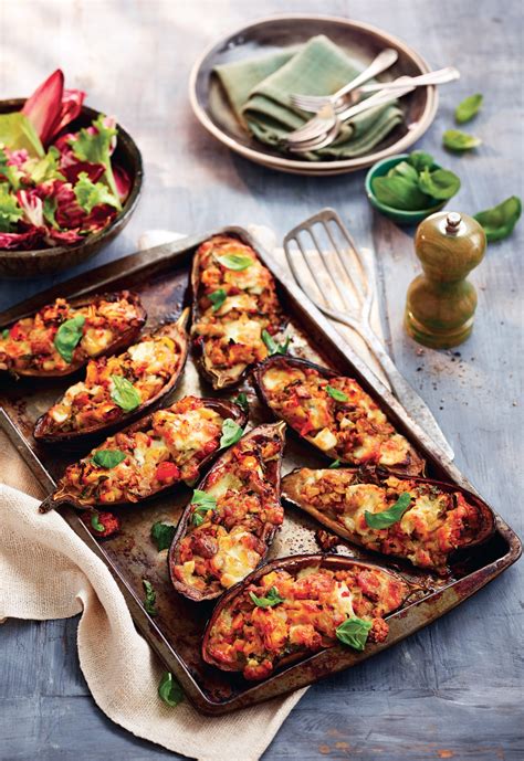 SW recipe: Stuffed baked aubergines