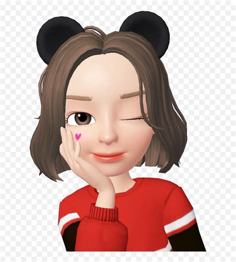 Avatar In Zepeto - Zepeto Girl Short Hair Emoji,Sailor Moon Emoji - free transparent emoji ...